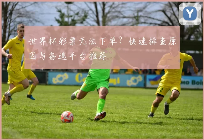 世界杯彩票无法下单?快速排查原因与备选平台推荐