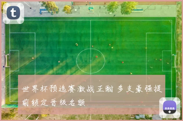 世界杯预选赛激战正酣 多支豪强提前锁定晋级名额