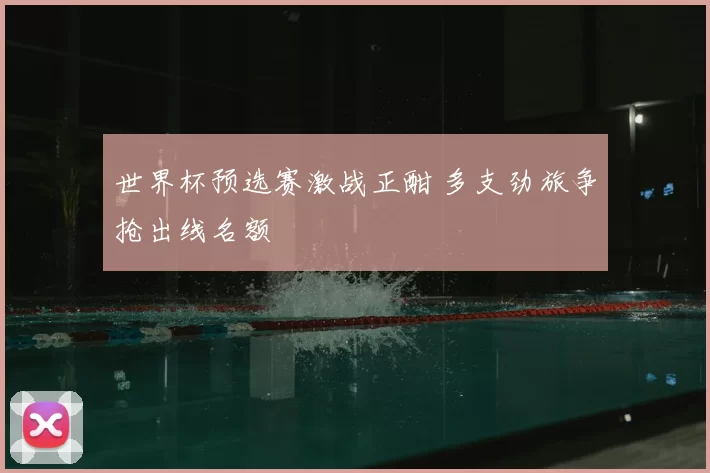 世界杯预选赛激战正酣 多支劲旅争抢出线名额